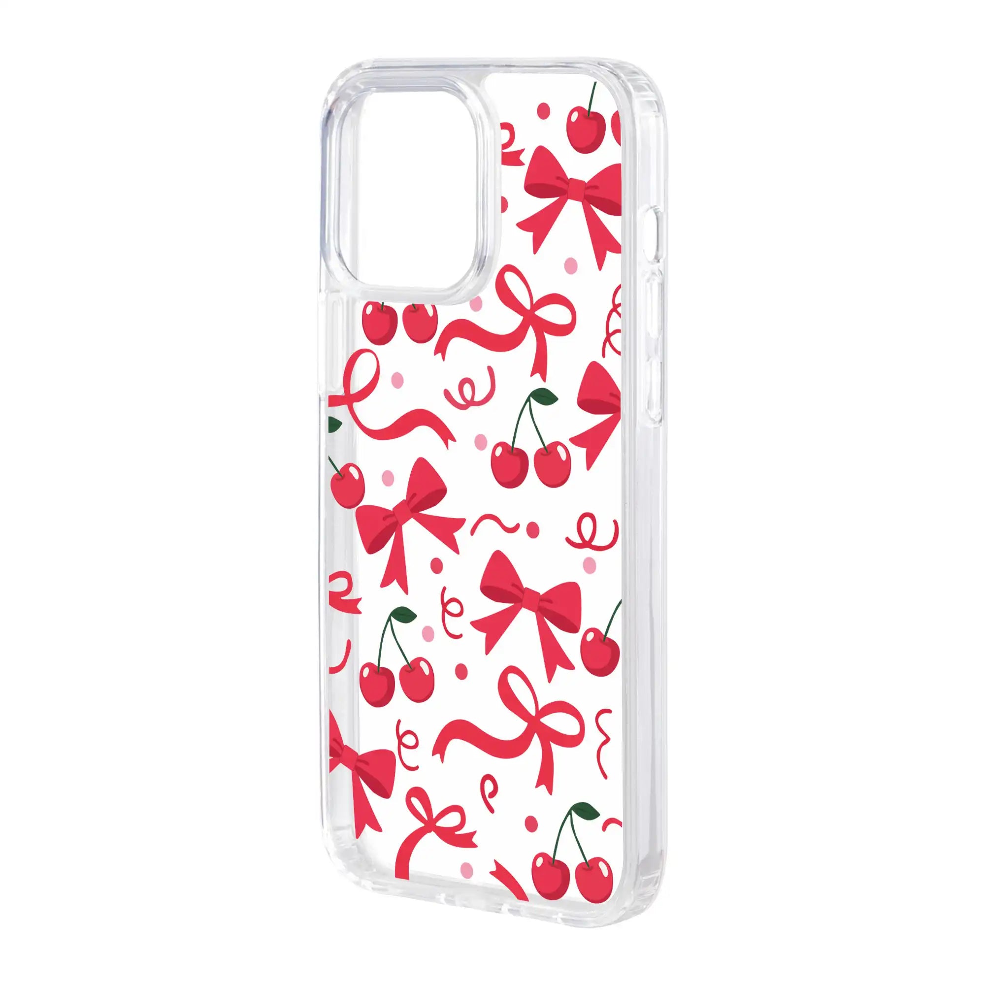 Cherry Ribbon-Solid Kılıf - Iphone 15