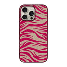 Fuchsia Zebra-Ultra Silikon Kılıf-Iphone 16 Plus
