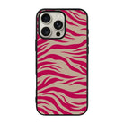Fuchsia Zebra-Ultra Silikon Kılıf-Iphone 16 Plus