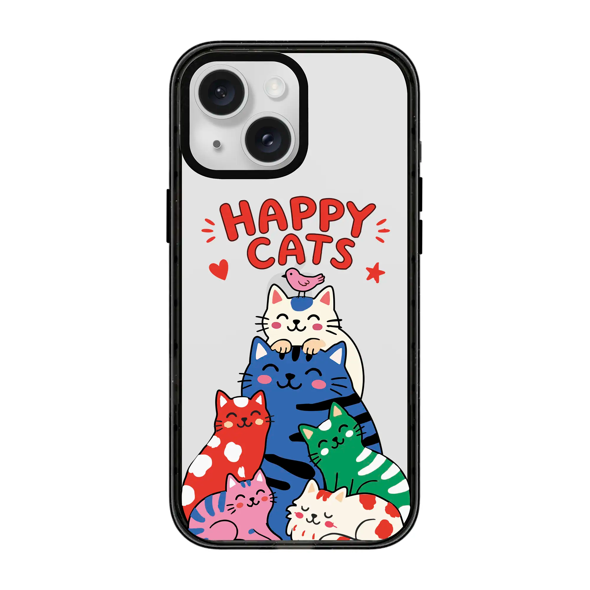 Happy Cats-Power Kılıf - Iphone 15