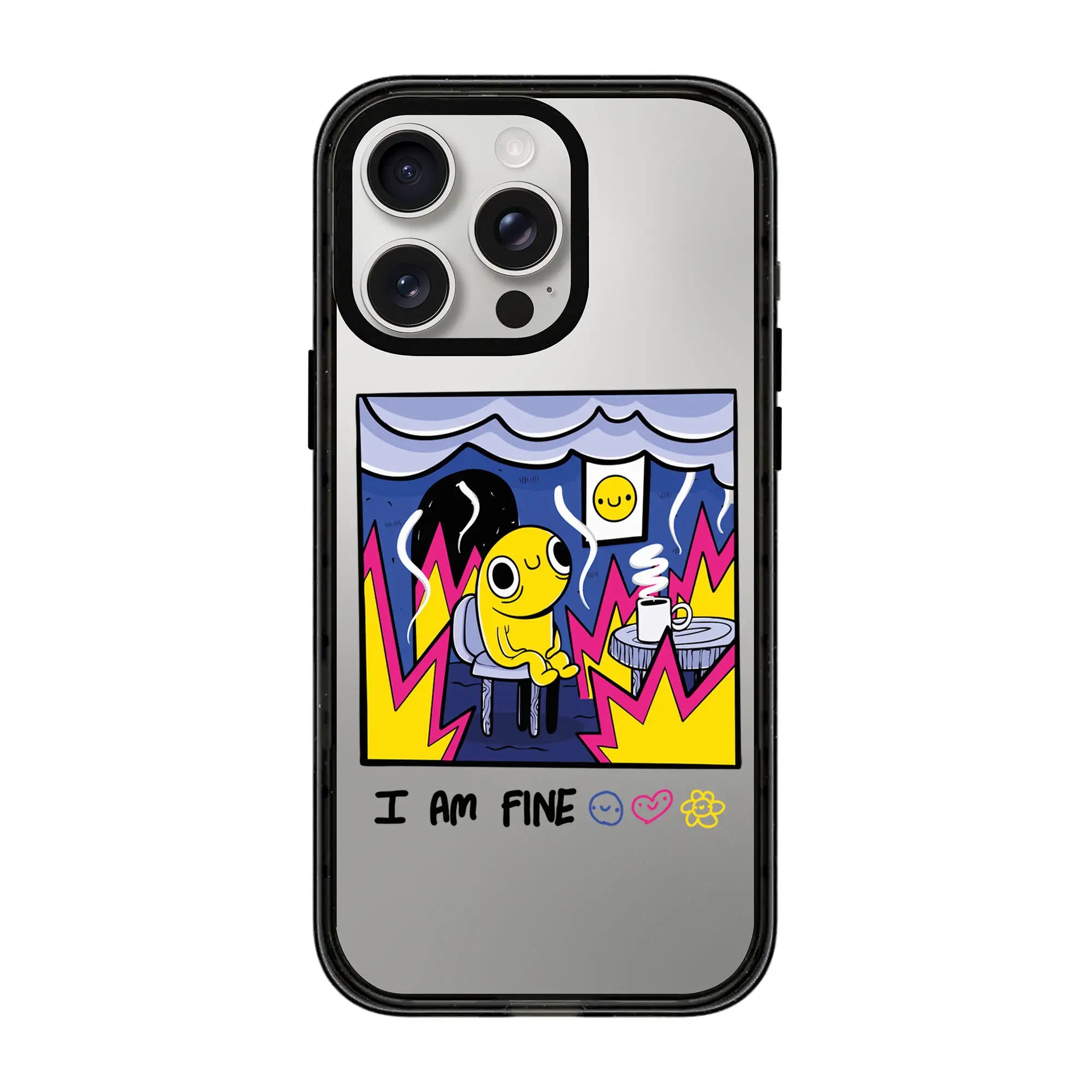 I Am Fine-Power Kılıf - Iphone 15 Pro Max