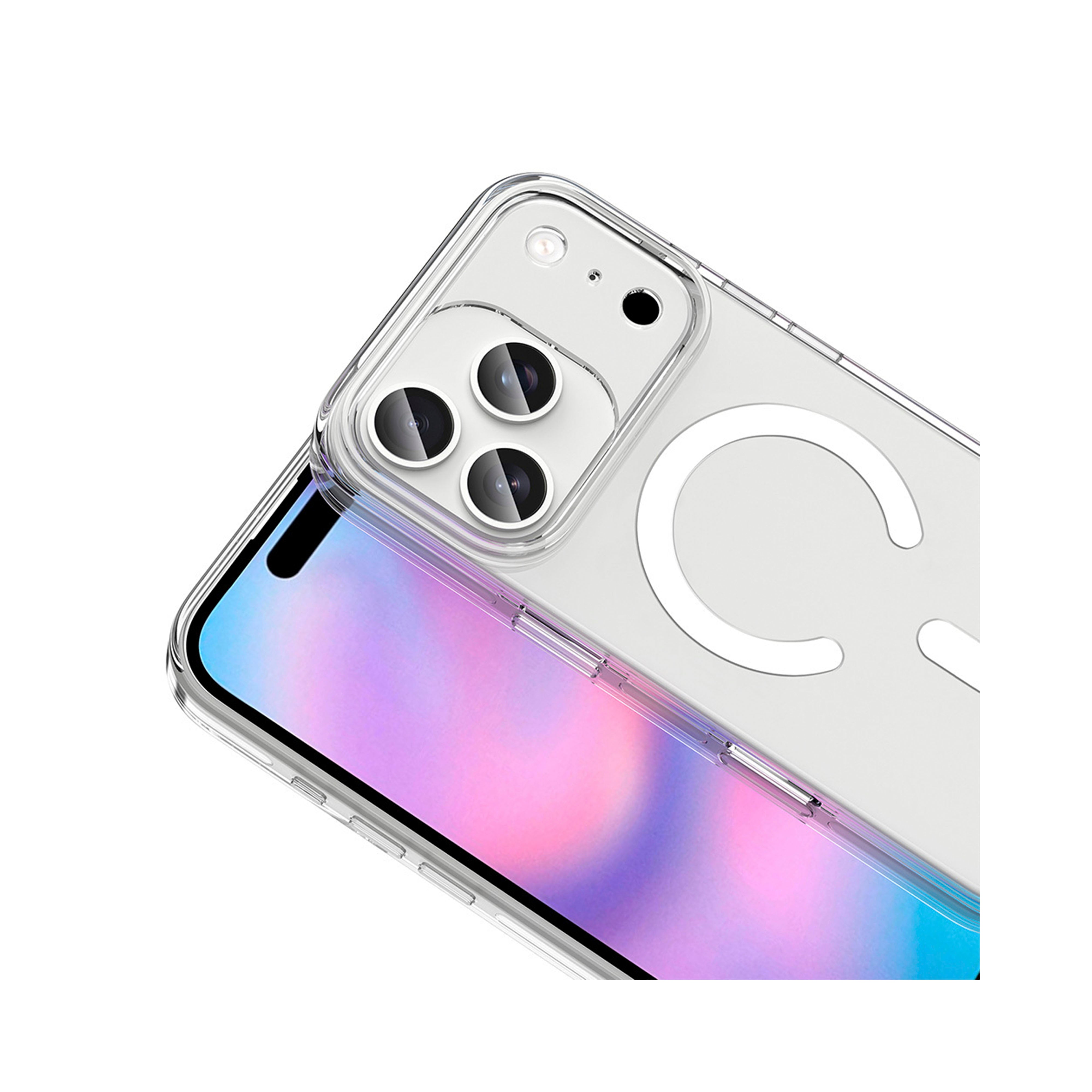 New-Iphone 17 Pro Clear Premium Kılıf Magsafe Özellikli