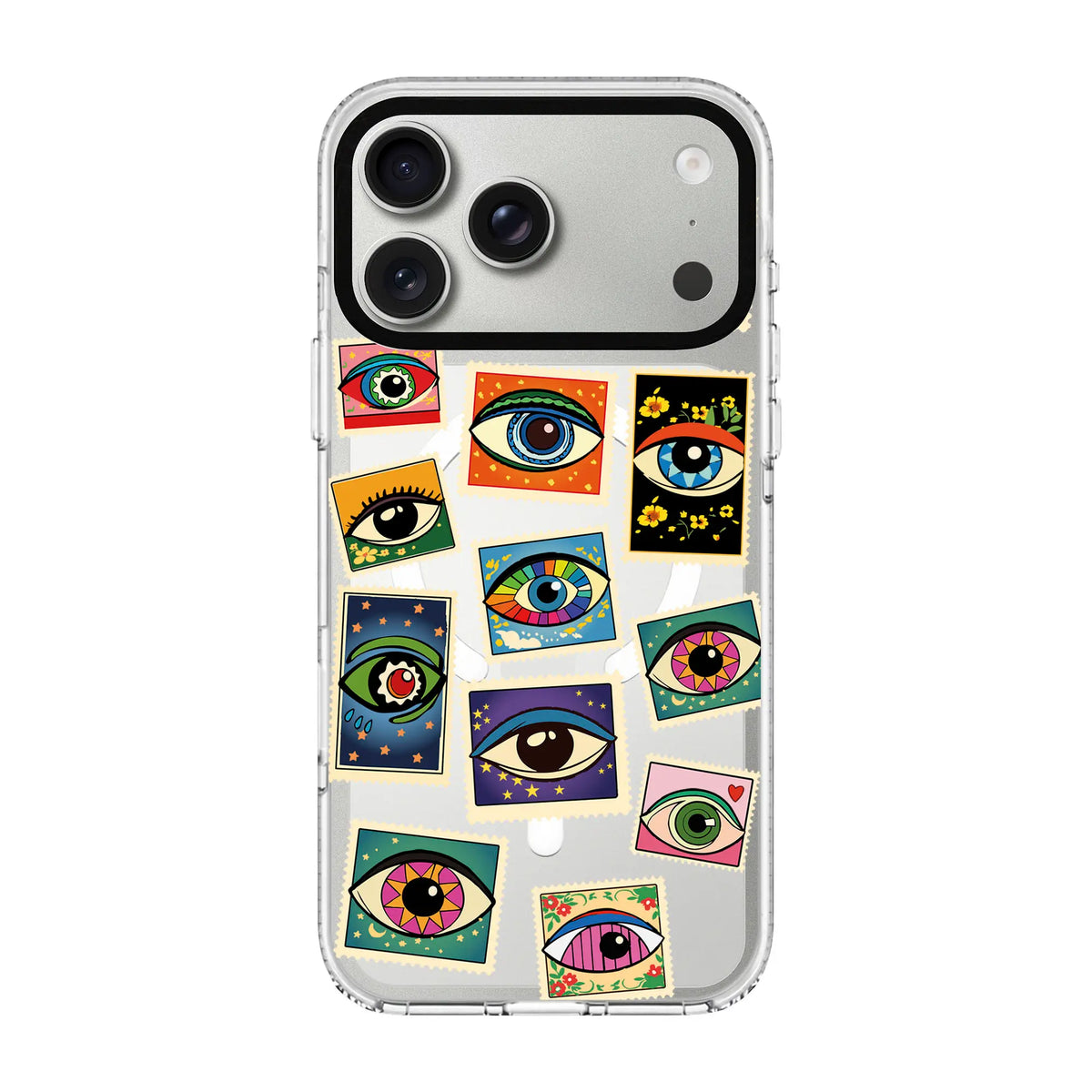 Stamp Me Lucky-Clear Kılıf Magsafe Özellikli - Iphone 17 Pro