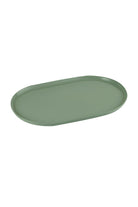 Casi Paped-Pure Color Oval Tepsi - Büyük / Fıstık Yeşili-Sunum Aksesuarları-2-milagron.live