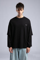 Catch-Minimal Logo Detaylı Basic İnce Sweatshirt-Sweatshirts & Hoodies-4-milagron.live