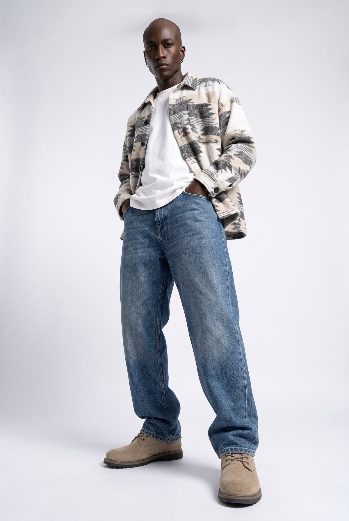 Oversize Flanel Oduncu Gömlek