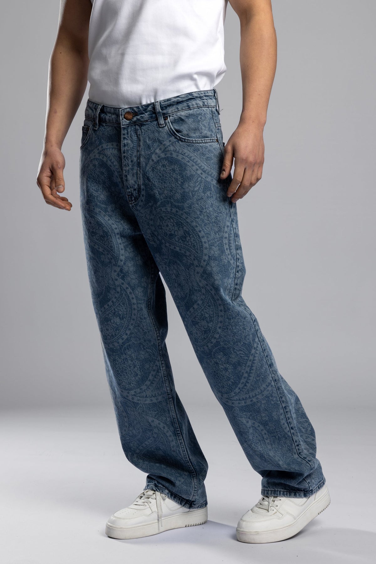 Catch-Paisley Desenli Baggy Jean-Jean-2-milagron.live