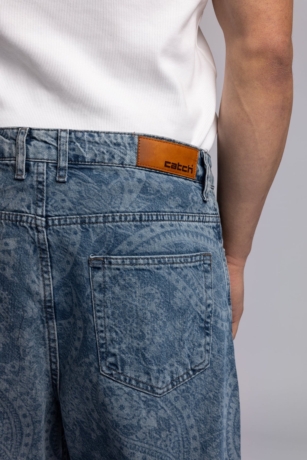 Catch-Paisley Desenli Baggy Jean-Jean-3-milagron.live