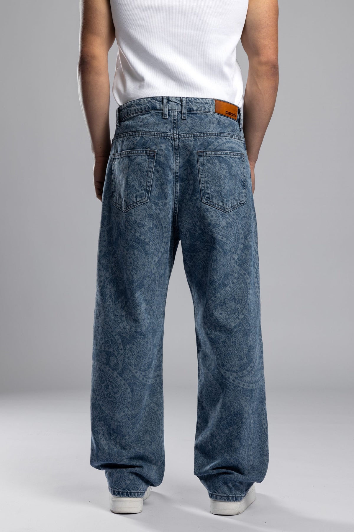 Catch-Paisley Desenli Baggy Jean-Jean-4-milagron.live