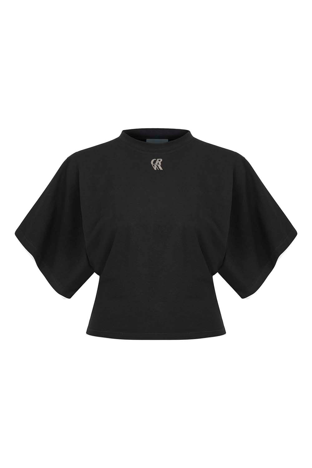 Certain-Dani Tee Black-T-Shirts-1-milagron.live