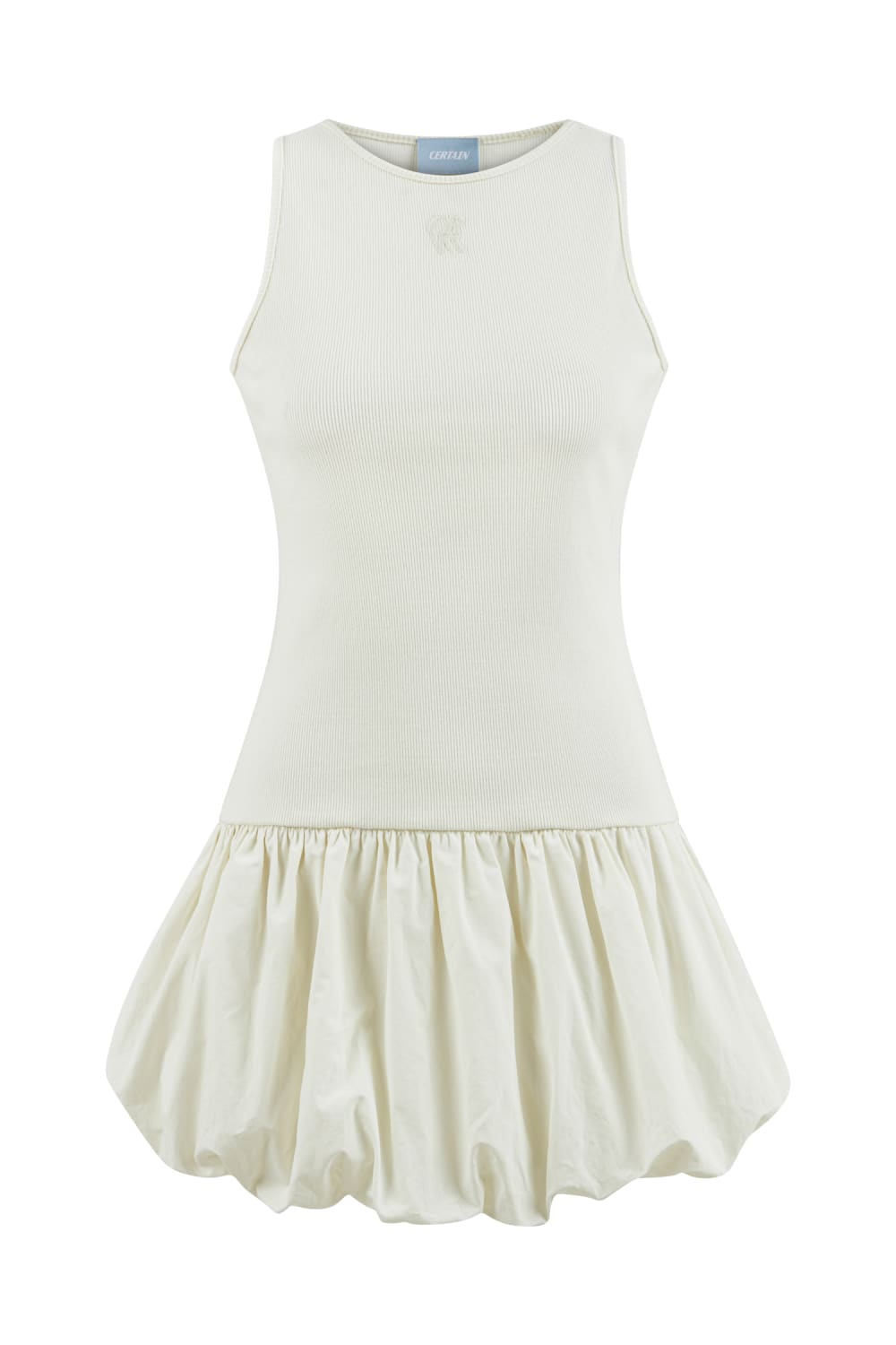 Certain-Mia Dress White-Elbise-1-milagron.live