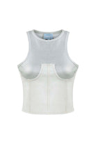 Certain-Summer Corset Silver-Top-1-milagron.live