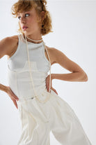 Certain-Summer Corset Silver-Top-2-milagron.live