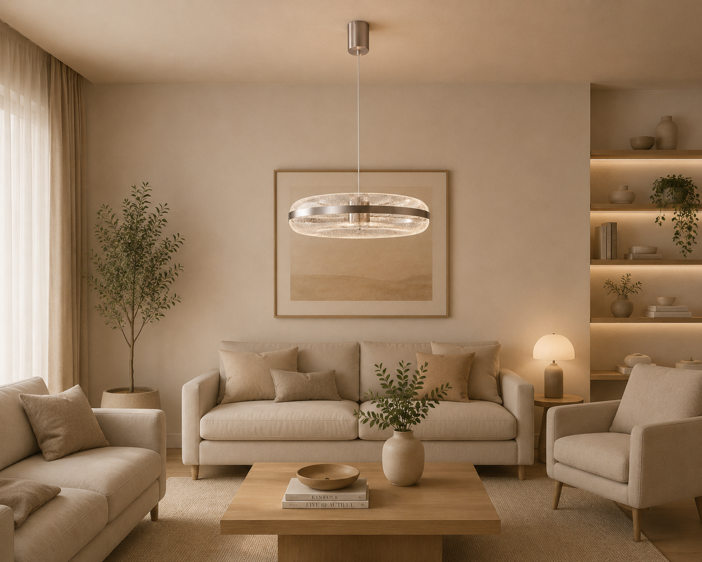 Lumiana-Estel Sarkıt - 60 Cm-Avize-2-milagron.live