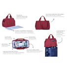 Mommy Bag Çanta, Urban Burgundy
