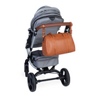 Mommy Club Bag, Vegan Deri Kahve