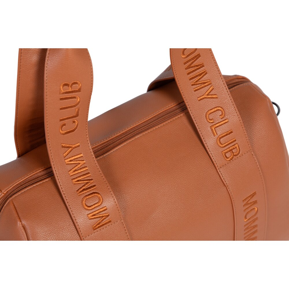 Mommy Club Bag, Vegan Deri Kahve
