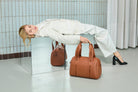 Mommy Club Bag, Vegan Deri Kahve