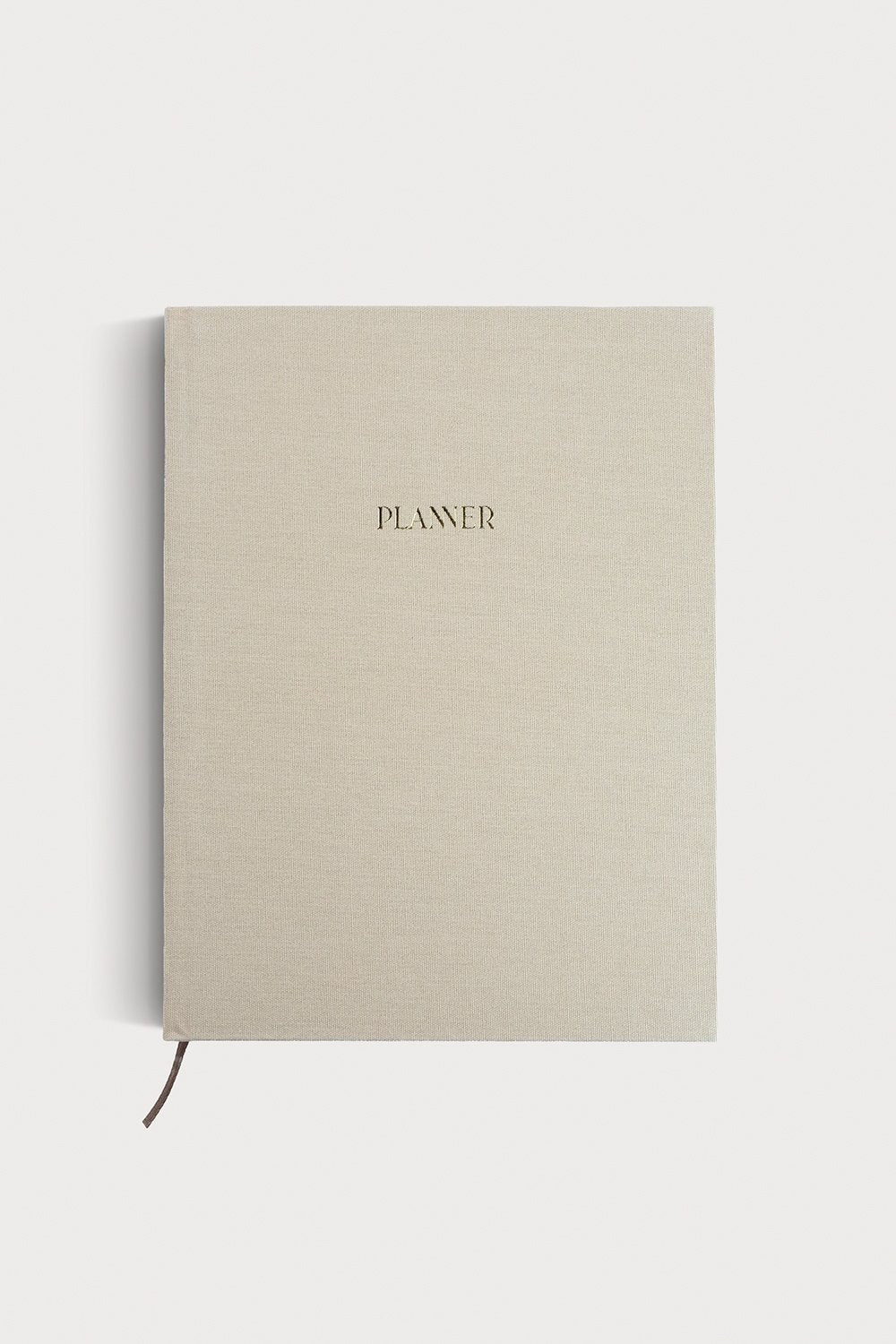 Clavist-Planner - A5 Krem Rengi Keten Cilt Bezli Tarihsiz Haftalık Ajanda/süresiz Haftalık Planlayıcı-Ajanda-1-milagron.live