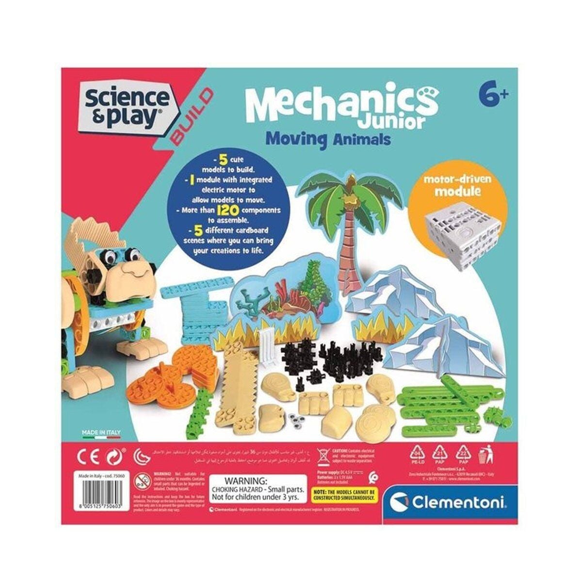 75060Tr Mechanics Junior - Hareketli Hayvanlar +6 Yaş