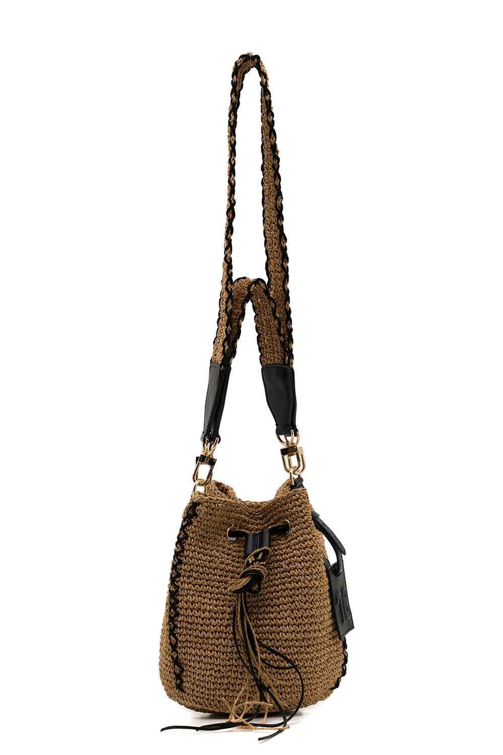 Clentti-Micro Bag Tan-Omuz Çantası-2-milagron.live