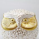 Coho Objet-Coho Art Tılsımlı Baykuş El Yapımı Sanatsal Dekoratif Obje Pearl White-Biblo-9-milagron.live