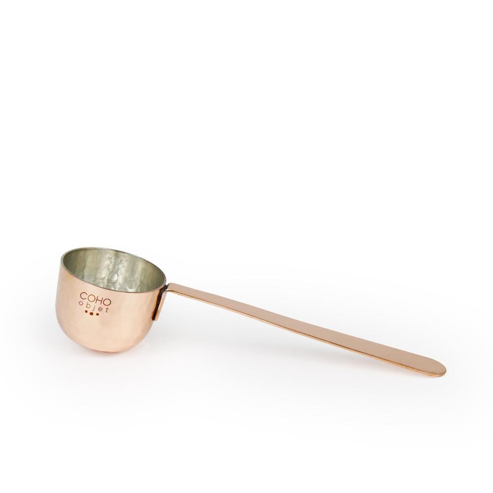 Coho Objet-Coho Artisan Dövme Bakır Kahve ölçü Kaşığı-Artisan Serisi Bakır Cezveler-1-milagron.live