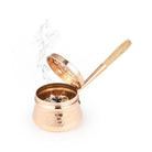 Coho Objet-Coho Box Artisan Dövme Bakır Tütsü çanağı & üzerlik & Adaçayı & Lavanta Hediye Seti-Hediye Setleri-4-milagron.live