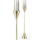 Coho Objet-Coho Brazen Design Uzun Prinç şamdan 2 Li Set 21&25 Cm-Mumluk & Şamdan-5-milagron.live