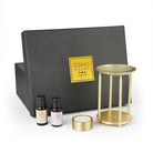 Coho Objet-Coho Lux Pirinç Aromaterapi Buhurdanlık & Mumluk Seti-Buhurdanlık-3-milagron.live