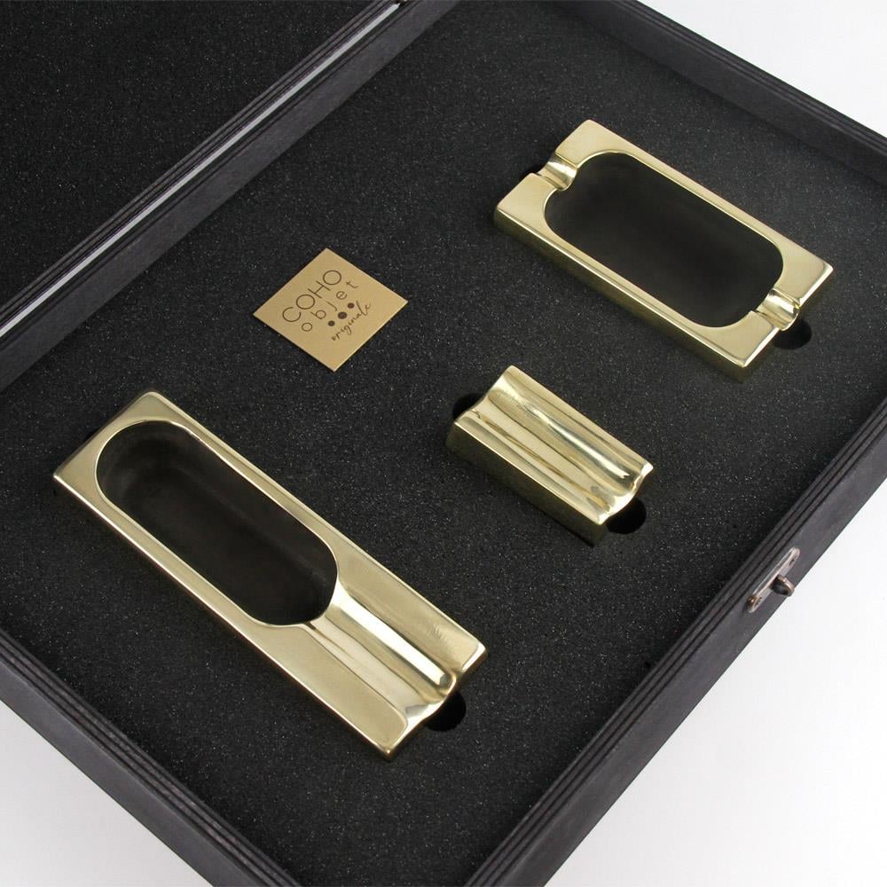 Coho Objet-Coho Patron Dark & Gold Edition Prinç Döküm Puro Seti-Hediye Setleri-4-milagron.live