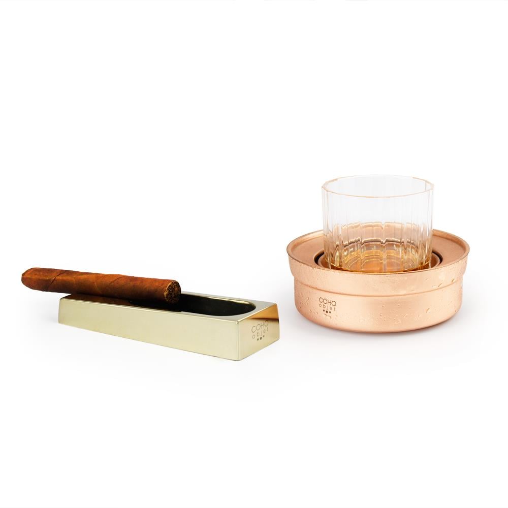Coho Objet-Coho Patron Pleasure Edition Puro Küllüğü & Whiskey Keyf Seti-Hediye Setleri-3-milagron.live