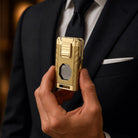  Patron Triple Torch Brass Bıçaklı Puro Çakmağı