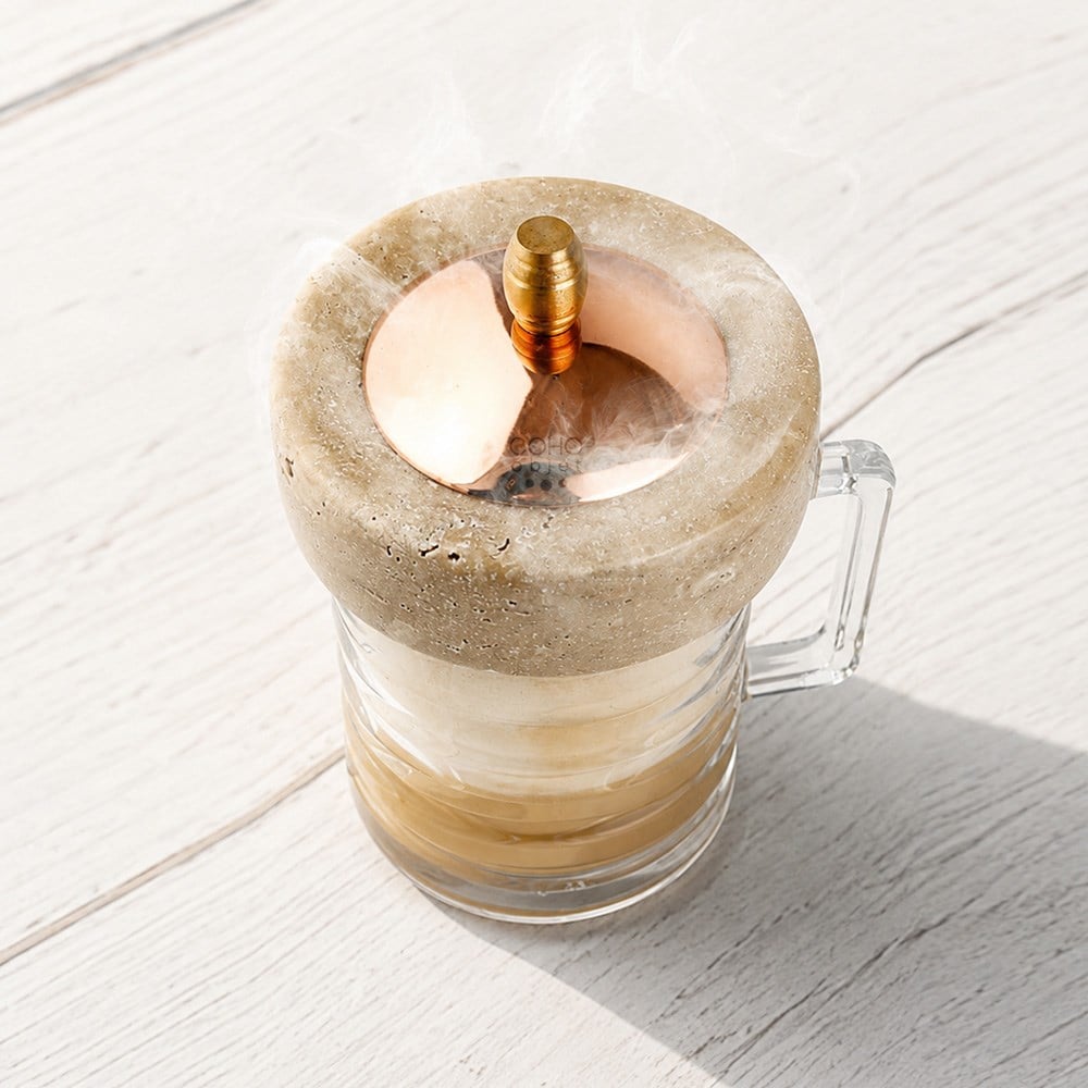  Travertine Kahve Tütsüleyici Coffee Smooker Barista Aksesuar