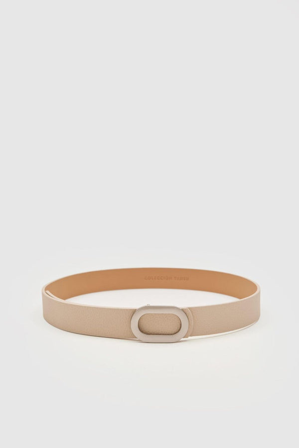 Andrew Off-White Leather Belt