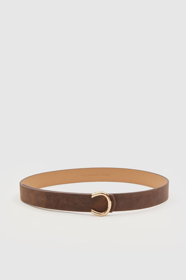 Anthea Brown Leather Belt
