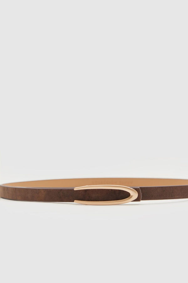 Giorgio Brown Leather Belt