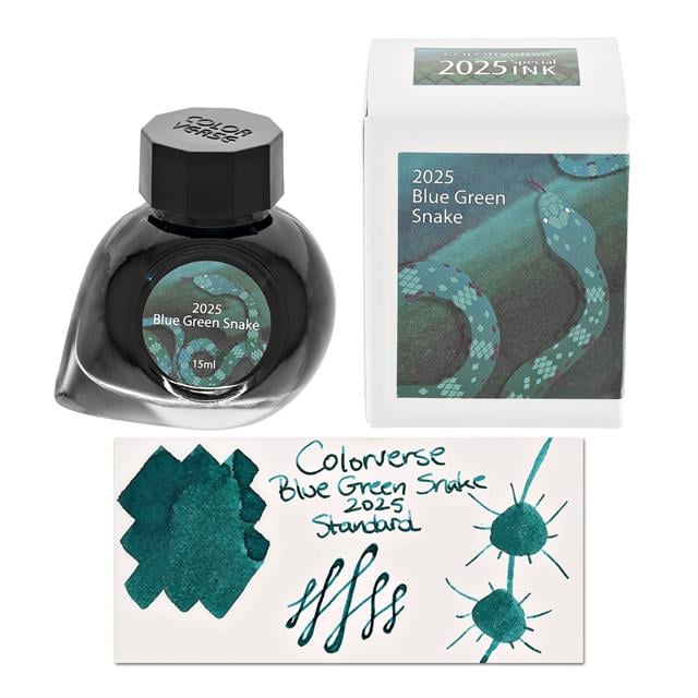 Colorverse-Coloverse 2025 Limited Edition Blue Green Snake Standard (15ml) Mürekkep-Mürekkep-1-milagron.live
