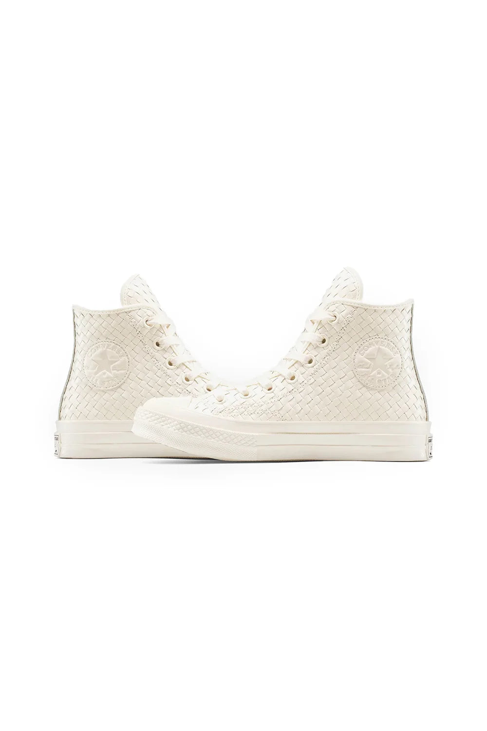 Converse-Chuck 70 Kadın Deri Örgülü Krem Sneaker-Sneakers-2-milagron.live