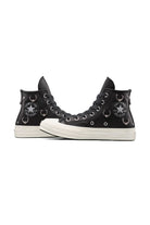 Converse-Chuck 70 Unisex Siyah Deri Piercieng Detaylı Sneakers-Sneakers-7-milagron.live