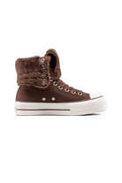 Converse-Chuck Taylor All Star Fold Over Lift Kadın Kahverengi Süet Sneaker-Sneakers-1-milagron.live