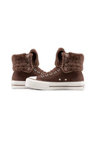 Converse-Chuck Taylor All Star Fold Over Lift Kadın Kahverengi Süet Sneaker-Sneakers-9-milagron.live