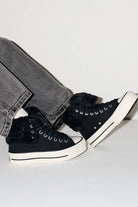 Converse-Chuck Taylor All Star Fold Over Lift Kadın Siyah Süet Sneaker-Sneakers-11-milagron.live