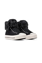 Converse-Chuck Taylor All Star Fold Over Lift Kadın Siyah Süet Sneaker-Sneakers-4-milagron.live