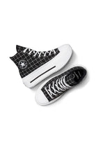 Converse-Chuck Taylor All Star Lift Double Stack Platform Plaid Ekoseli Kadın Bileklli Sneakers-Sneakers-9-milagron.live
