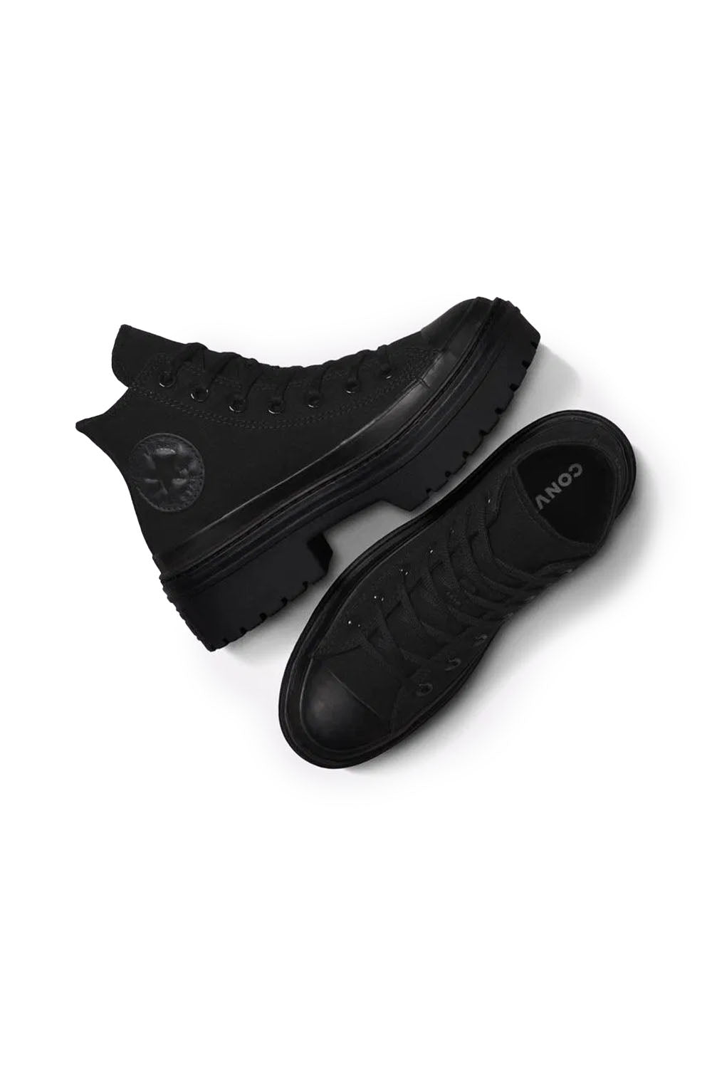 Converse-Chuck Taylor All Star Lugged Heel Kadın Siyah Platform Sneaker-Bot-5-milagron.live