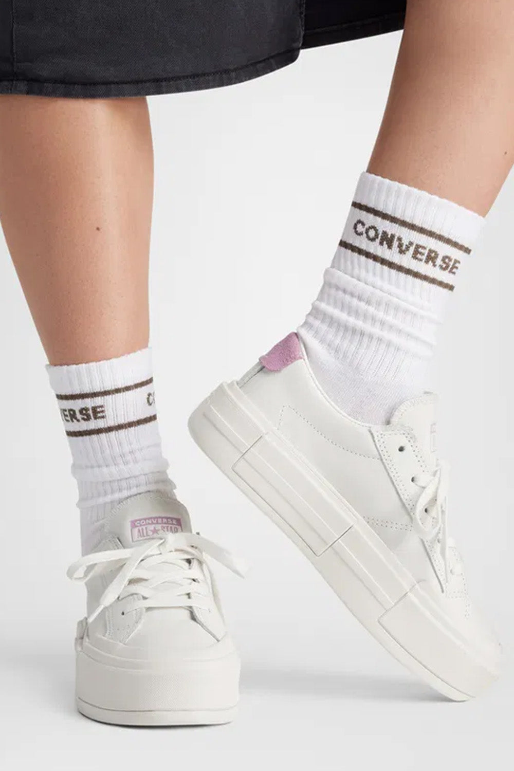Converse-Cruise Leather Platform Beyaz Deri Kadın Sneakers-Sneakers-6-milagron.live