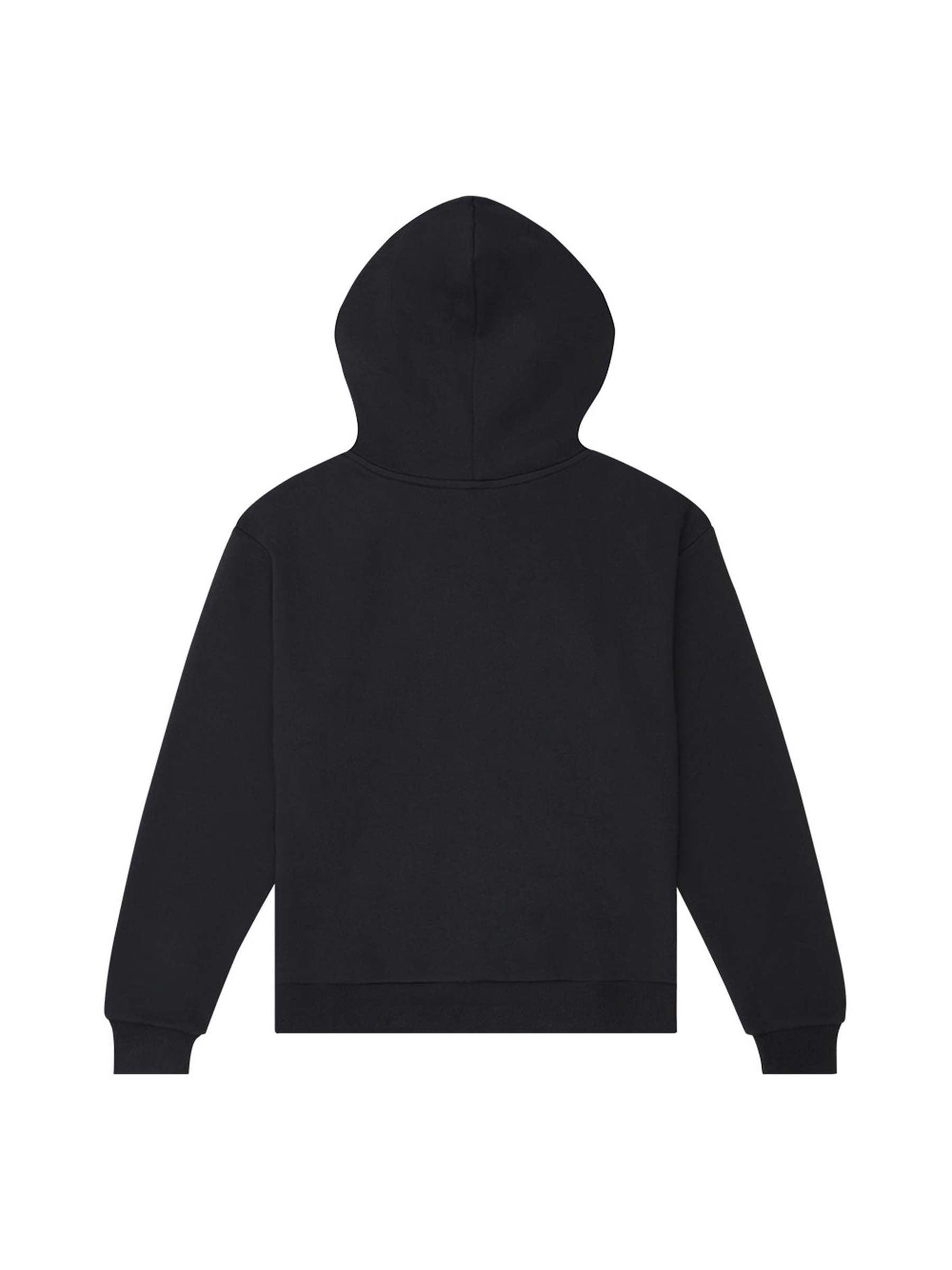 Converse-Embroidered Star Chevron PO Hoodie Black-Sweatshirts & Hoodies-2-milagron.live