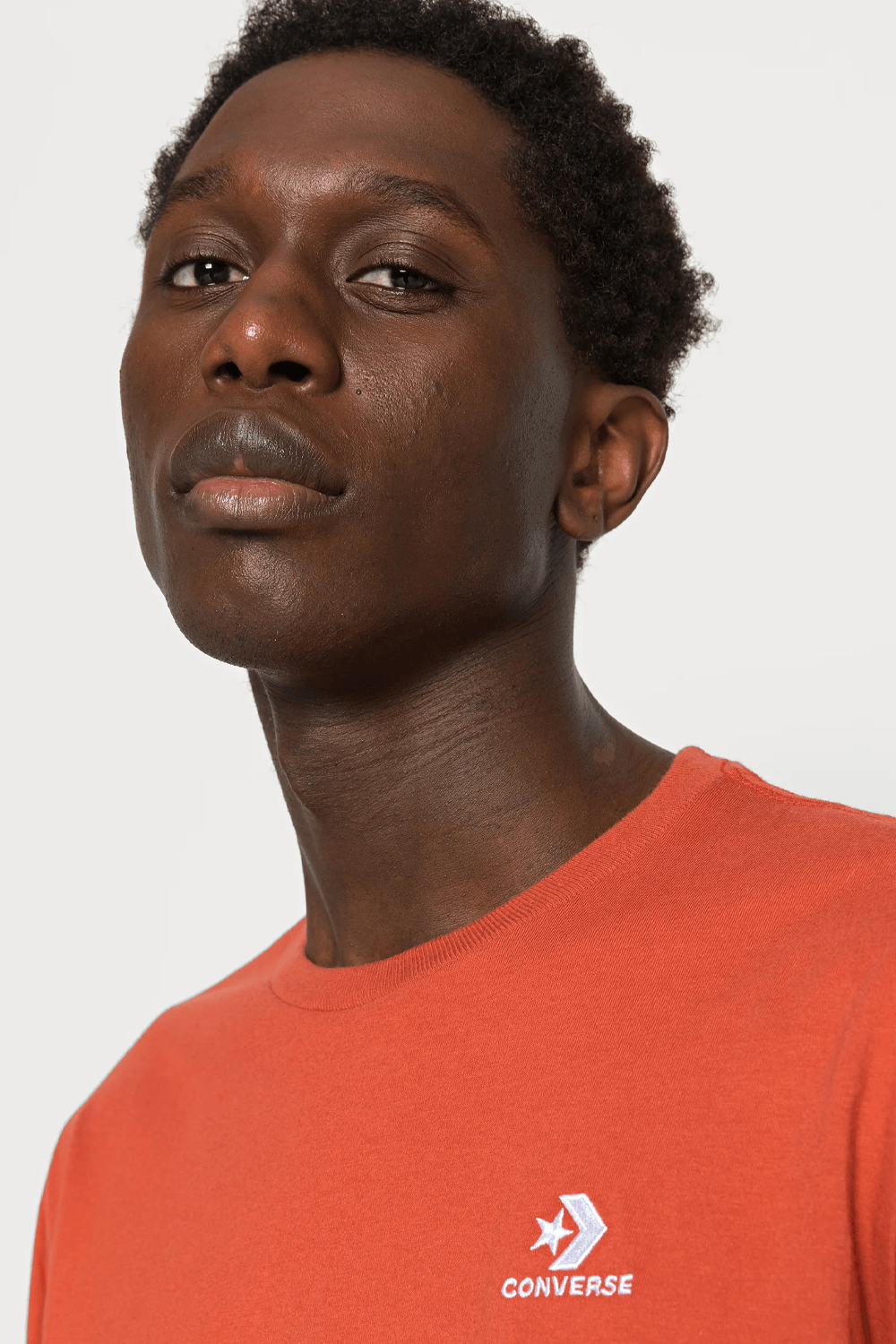Converse-Star Chevron Left Chest Tee Fire Opal-T-Shirts-5-milagron.live