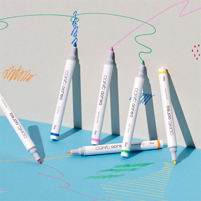 Copic-Acrea Paint Marker Set Of 6 Deep Colours-Çizim Kalemi-11-milagron.live